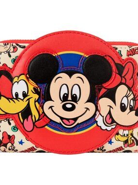Loungefly Disney Mickey & Friends Wallet Classic Characters Zip Around